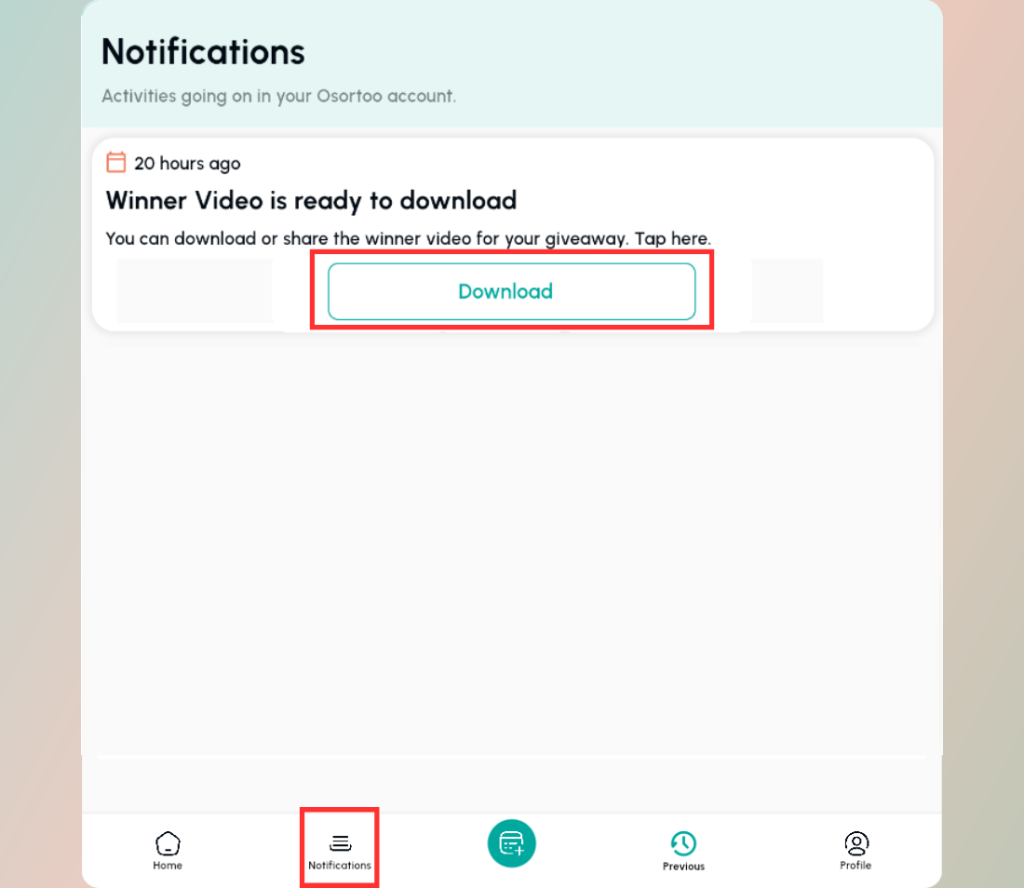 Click Download