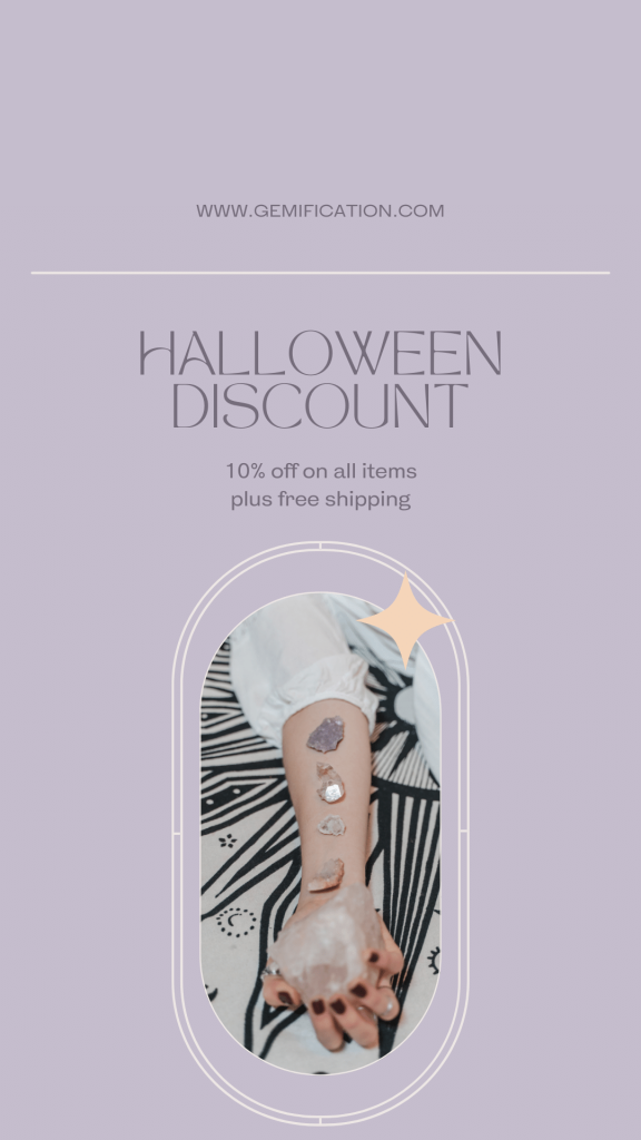 Halloween discount on chakra stones