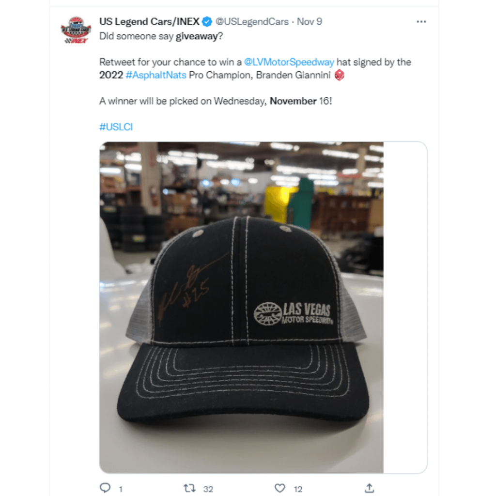 Signed cap from Pro Champion Branden Giannini in Giveaway