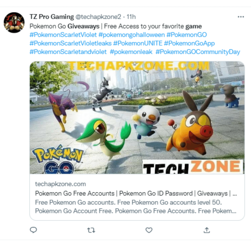 Pokemon Go giveaways