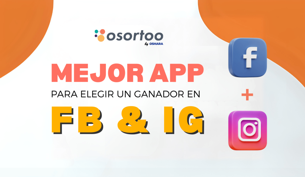 Mejor aplicación para elegir un ganador en Facebook e Instagram